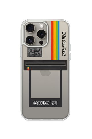 RAINBOW AND FILM FRAME PHONE CASE FOR iPhone