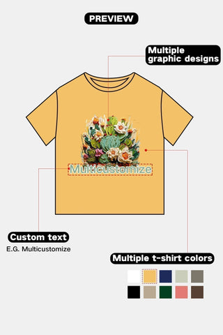 BANANA TREE OVERLAPPED WITH BANANA STREETWEAR OVERSIZED TEE