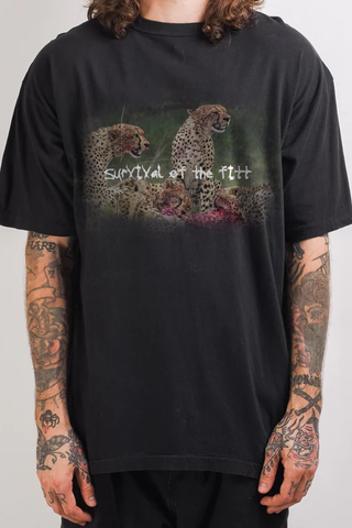 LEOPARDS DINNING WASHED VINTAGE TEE