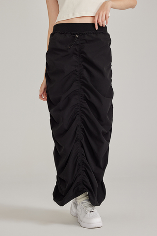 Pleated Midi Skirt