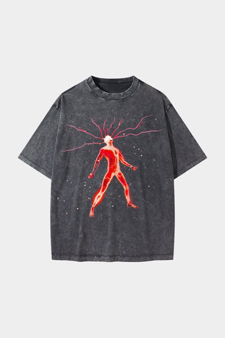HUMAN BRAIN CONNECTS TO THE UNIVERSE WASHED TEE