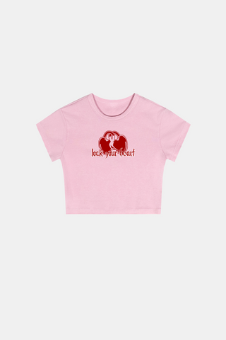 LOCKED HEART BABY TEE