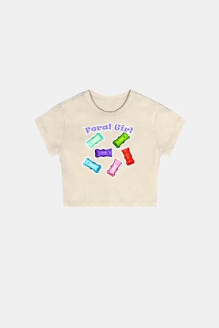 COLORFUL GUMMY BEAR BABY TEE