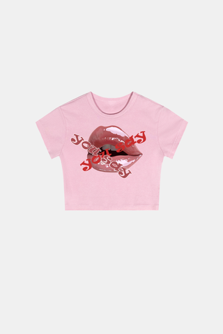 GLOSSY LIPS BABY TEE