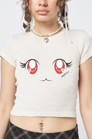 ANIME CUTE GIRL EYES BABY TEE