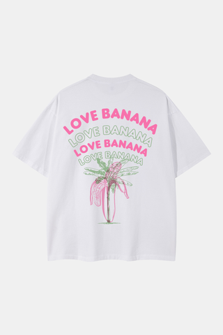 BANANA AND BANANA TREE STREETWEAR OVERSIZED TEE