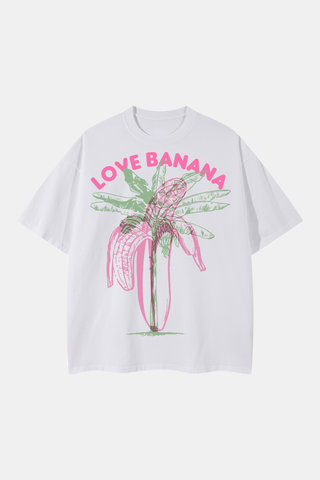 BANANA TREE OVERLAPPED WITH BANANA STREETWEAR OVERSIZED TEE