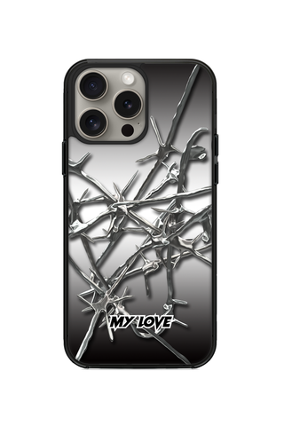 SILVER THORN PHONE CASE FOR iPhone
