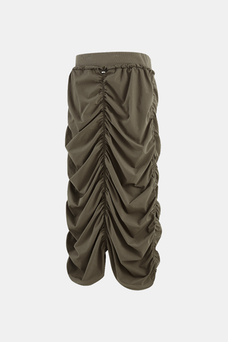 Pleated Midi Skirt